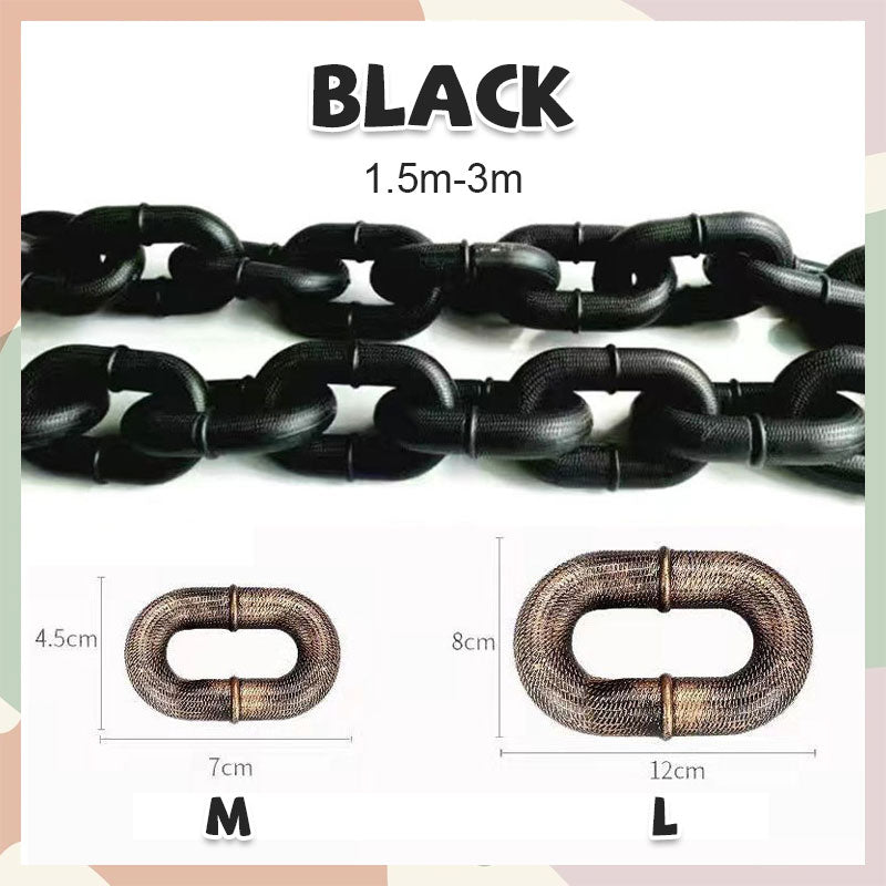 Large iron chain pet leash