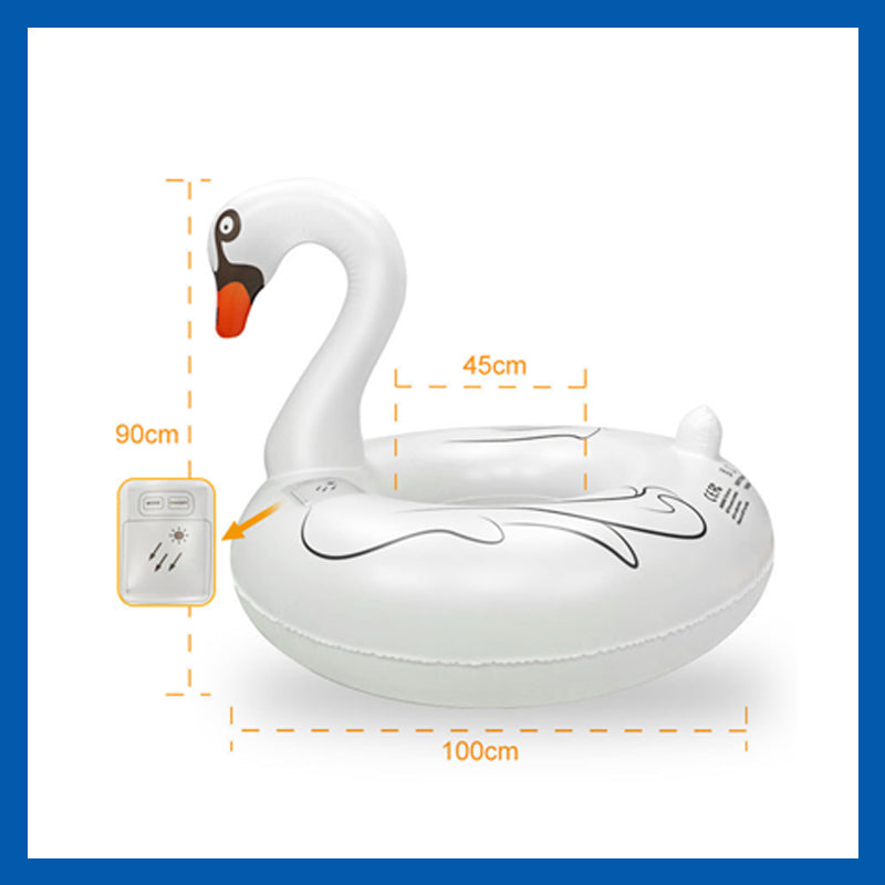 Solar Color Swan Swimming Ring