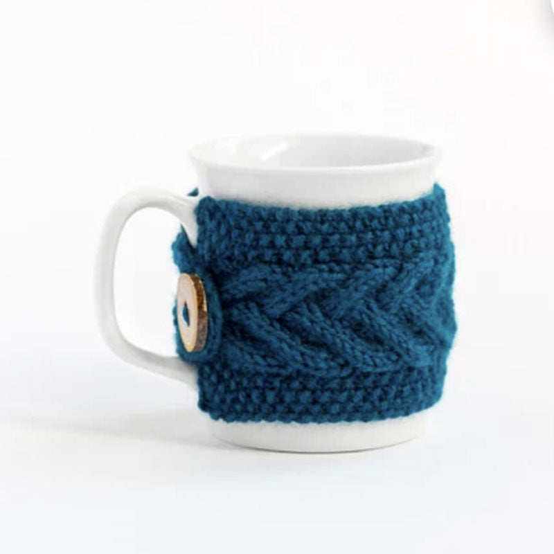 Mug knitted cup sleeve