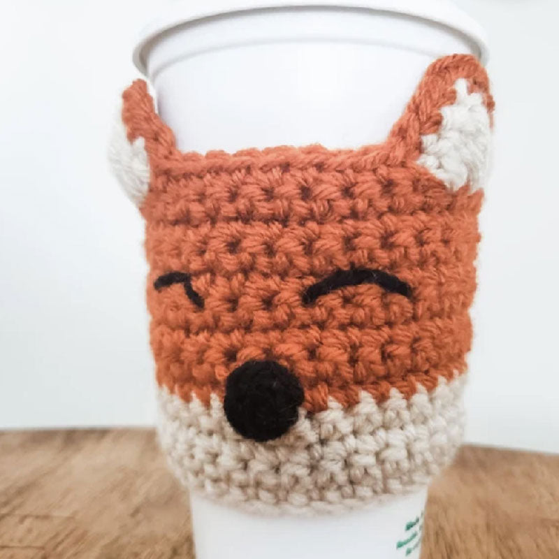 Mug knitted cup sleeve