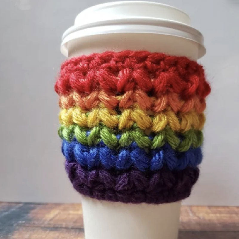 Mug knitted cup sleeve