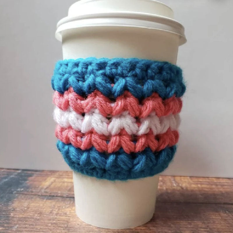 Mug knitted cup sleeve