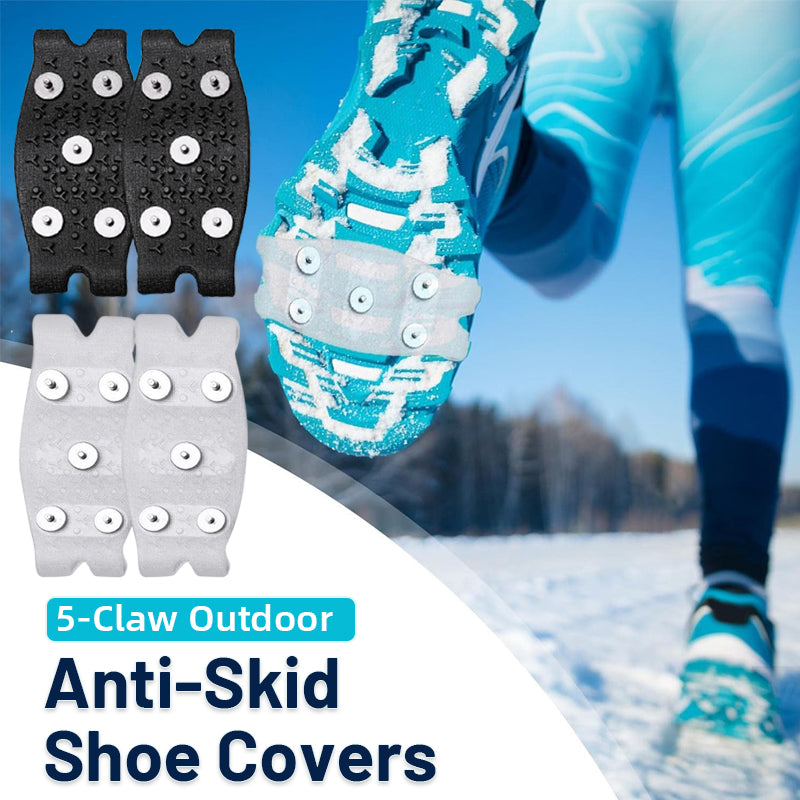 Manganese steel spikes anti-slip shoe covers