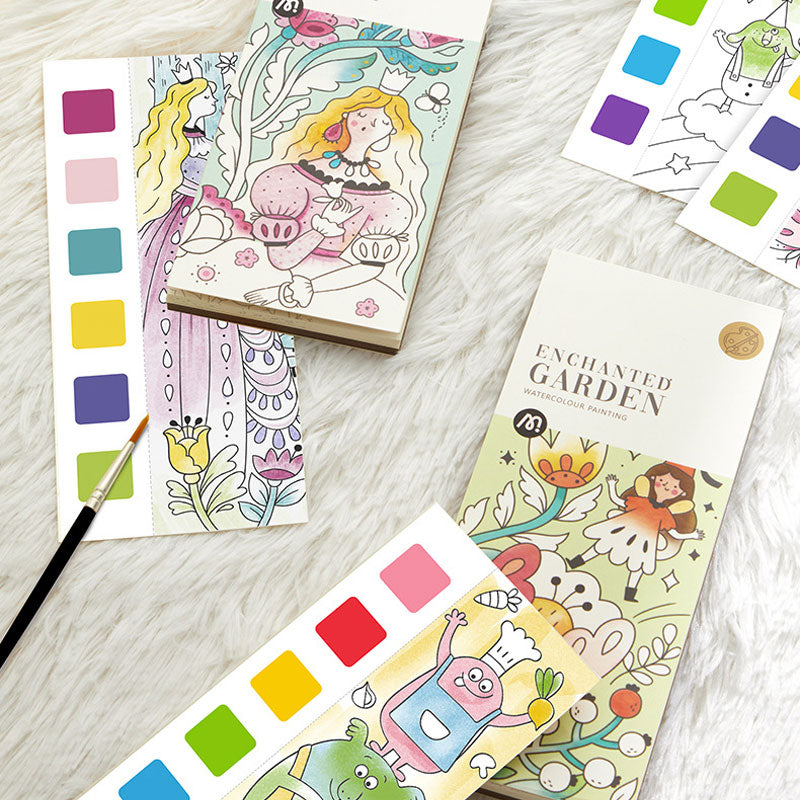 Children's Watercolor Coloring Notes