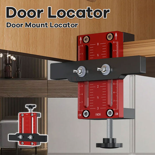 Cabinet door installation positioner