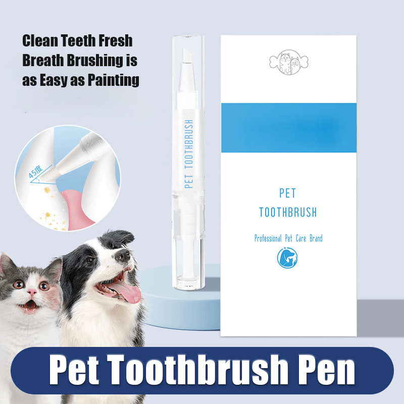 Pet Teeth Cleaning Toothbrush Pen