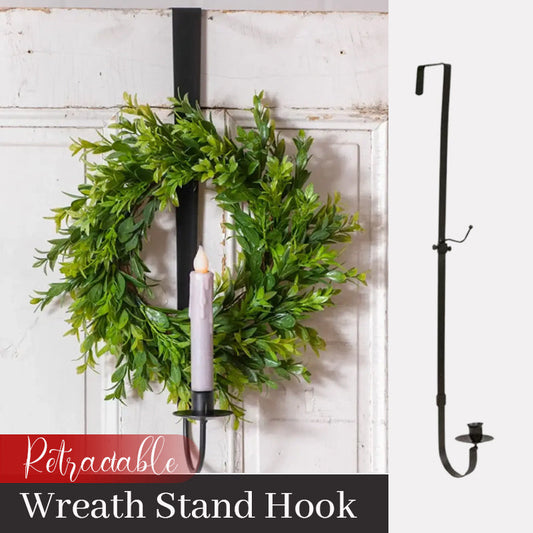 Adjustable wreath hook