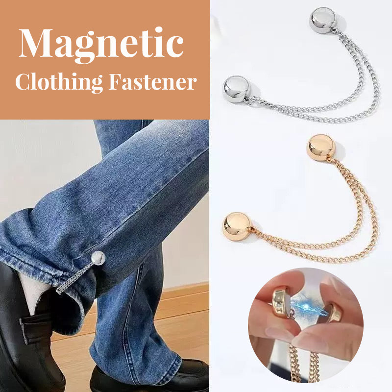 Magnetic clothing fixing chain buckle