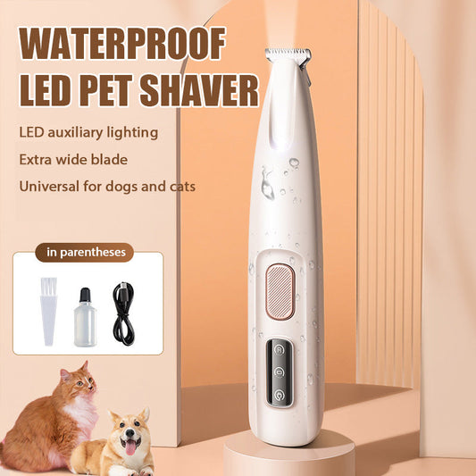 Waterproof LED Pet Shaver