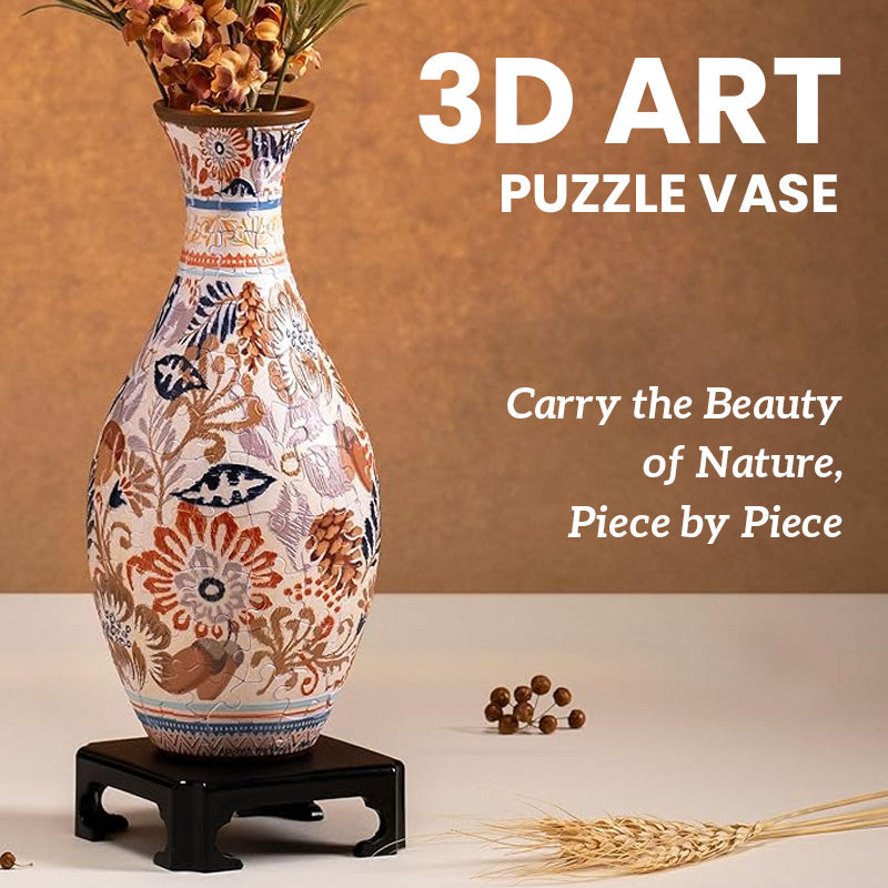 DIY Jigsaw Puzzle Vase