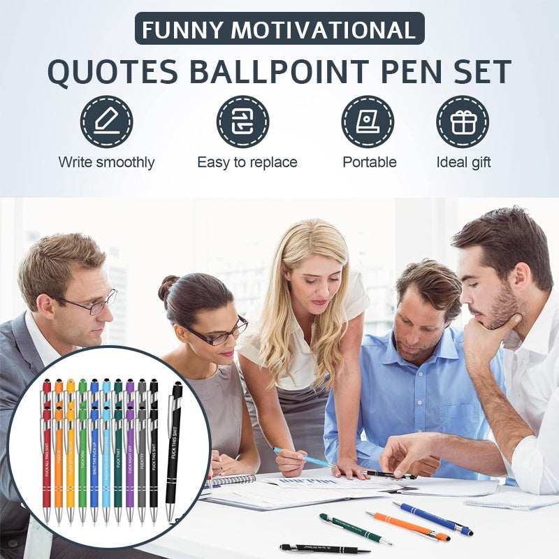 Inspirational Quotes Ballpoint Pen Set