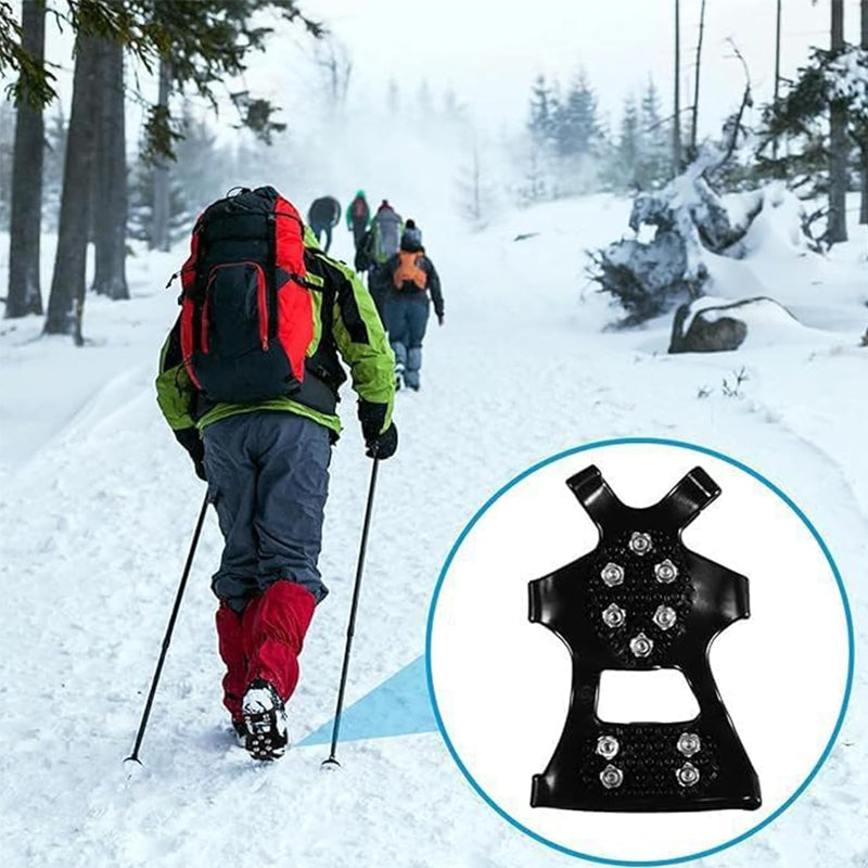 Manganese steel thickened crampon shoe covers