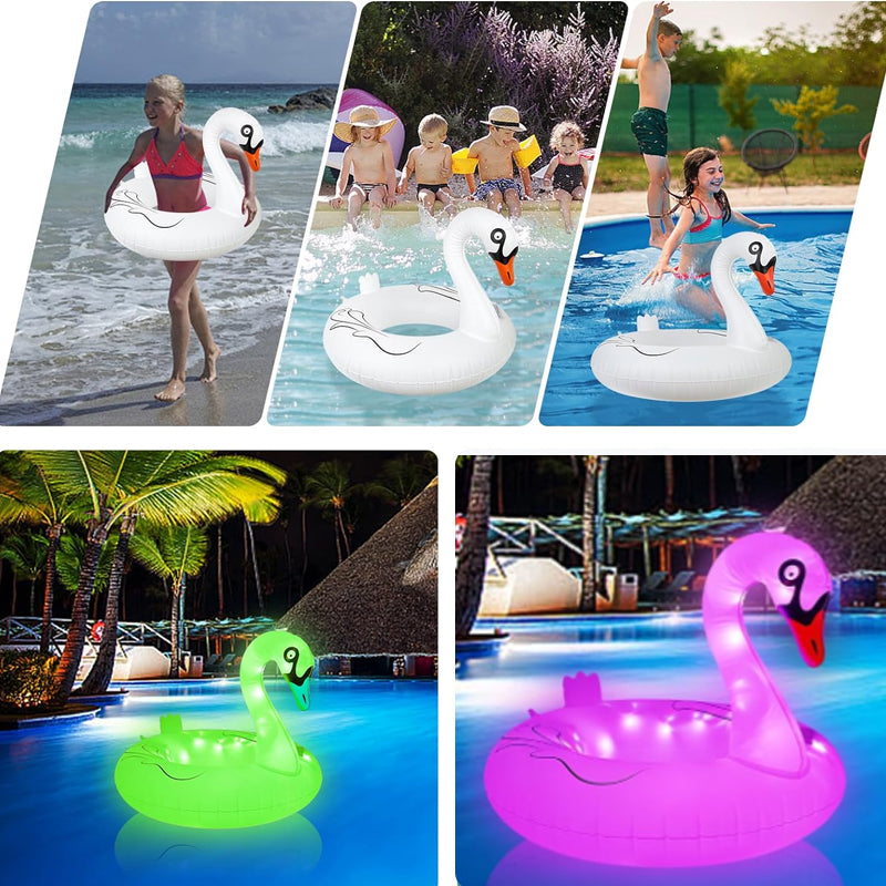 Solar Color Swan Swimming Ring