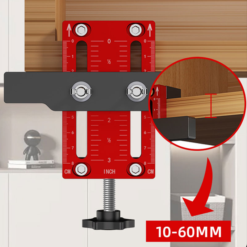 Cabinet door installation positioner