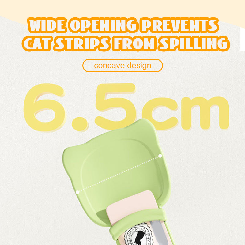 Cat feeding spoon