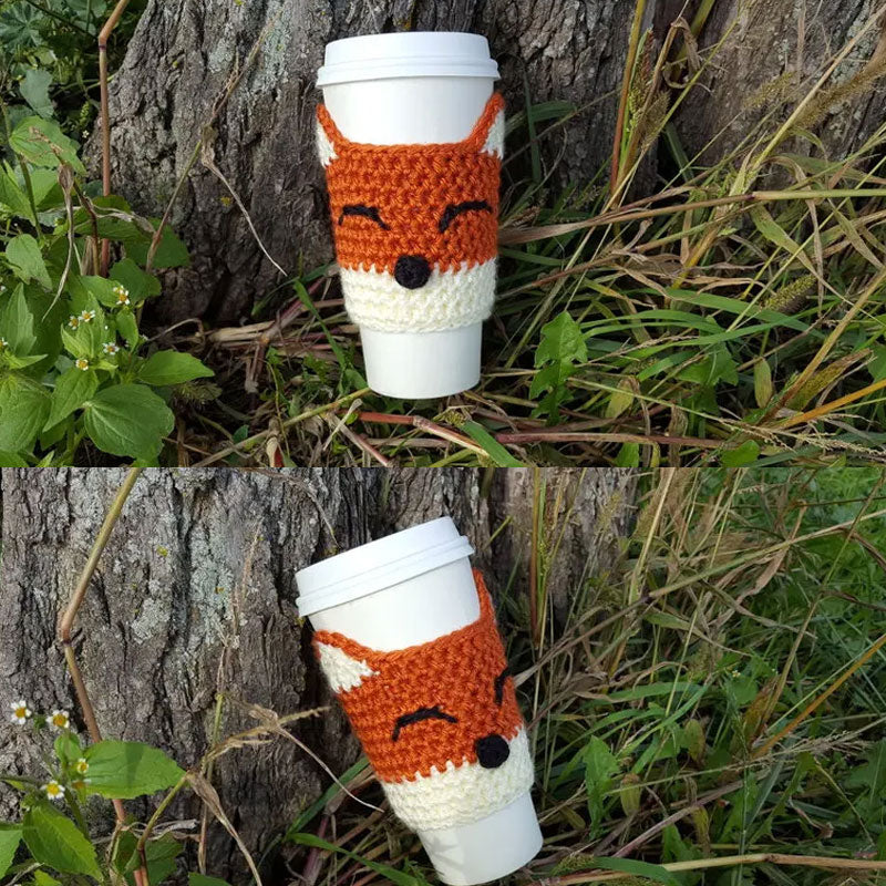 Mug knitted cup sleeve