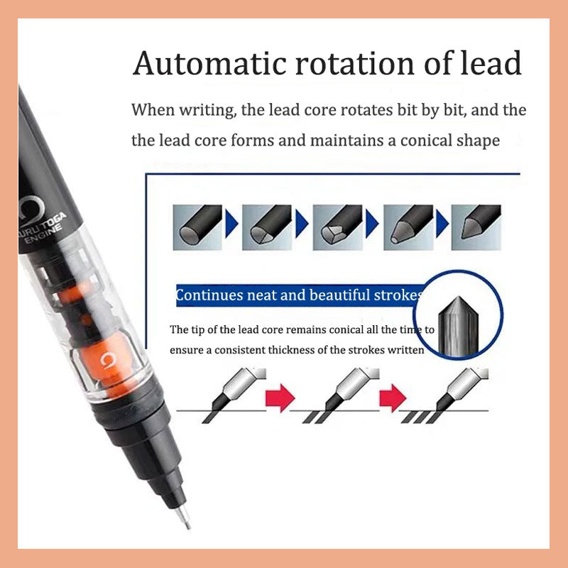 Automatic Rotating Pencil Lead