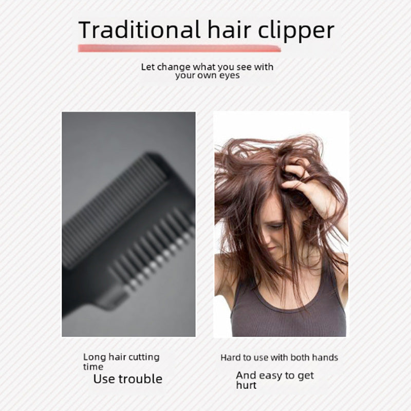 Multifunctional hair split end trimmer