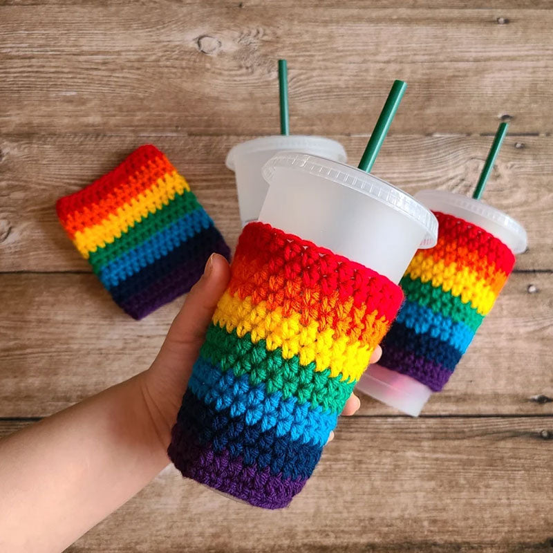 Mug knitted cup sleeve