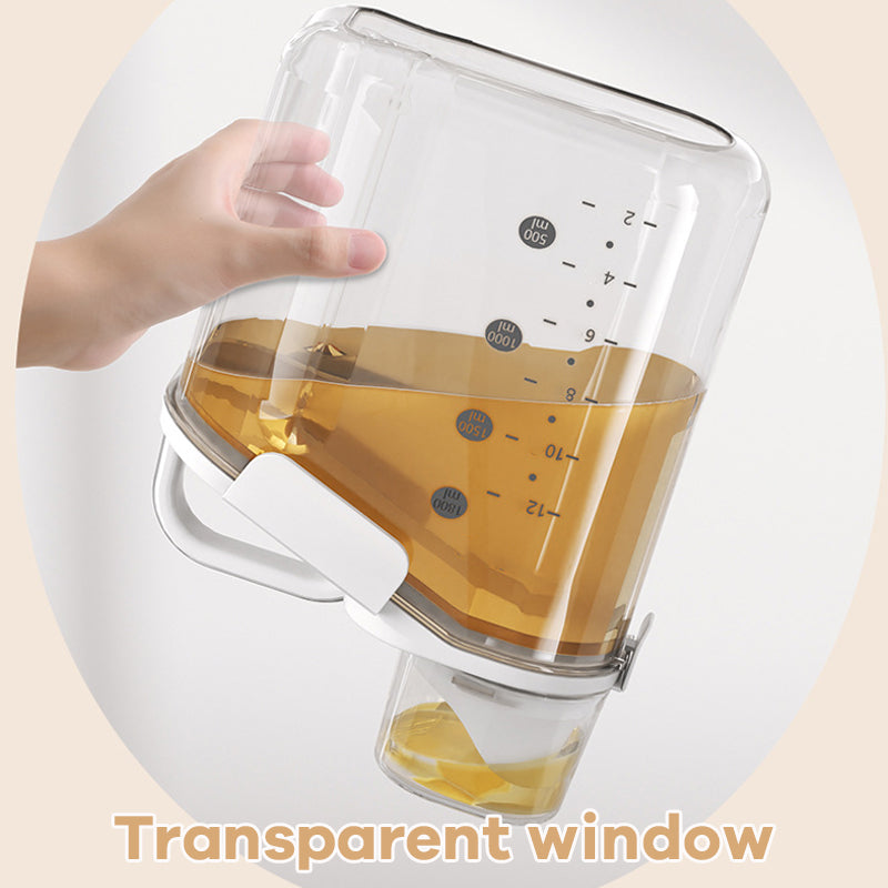 Portable transparent sealed storage jar