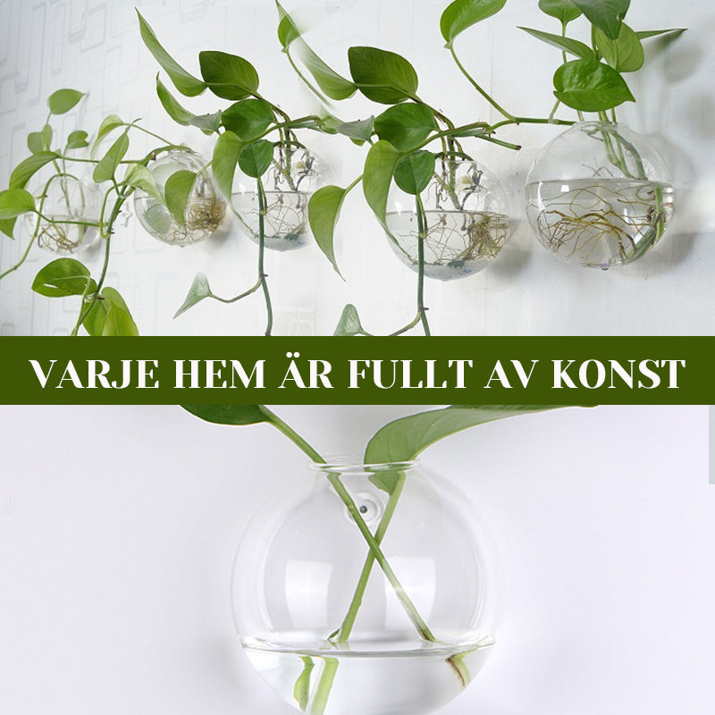 Transparent Wall Vase