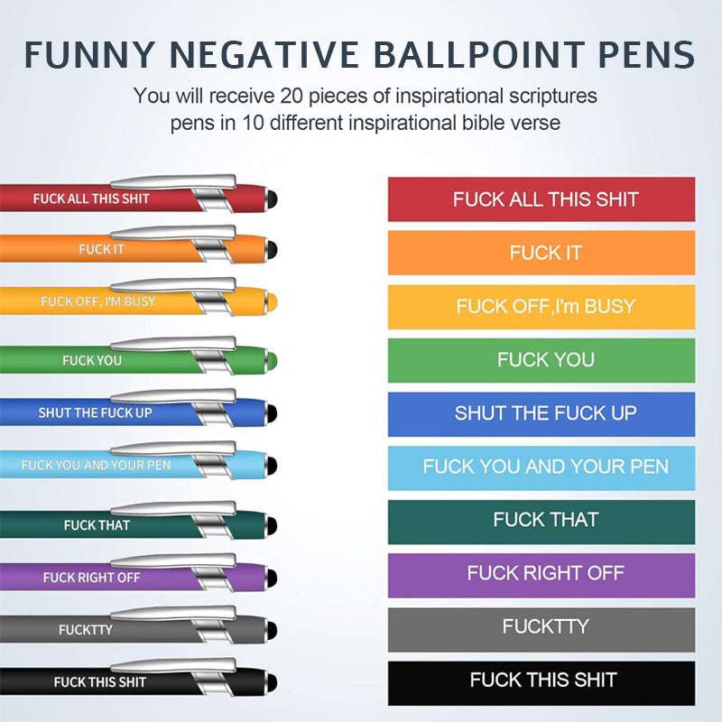 Inspirational Quotes Ballpoint Pen Set