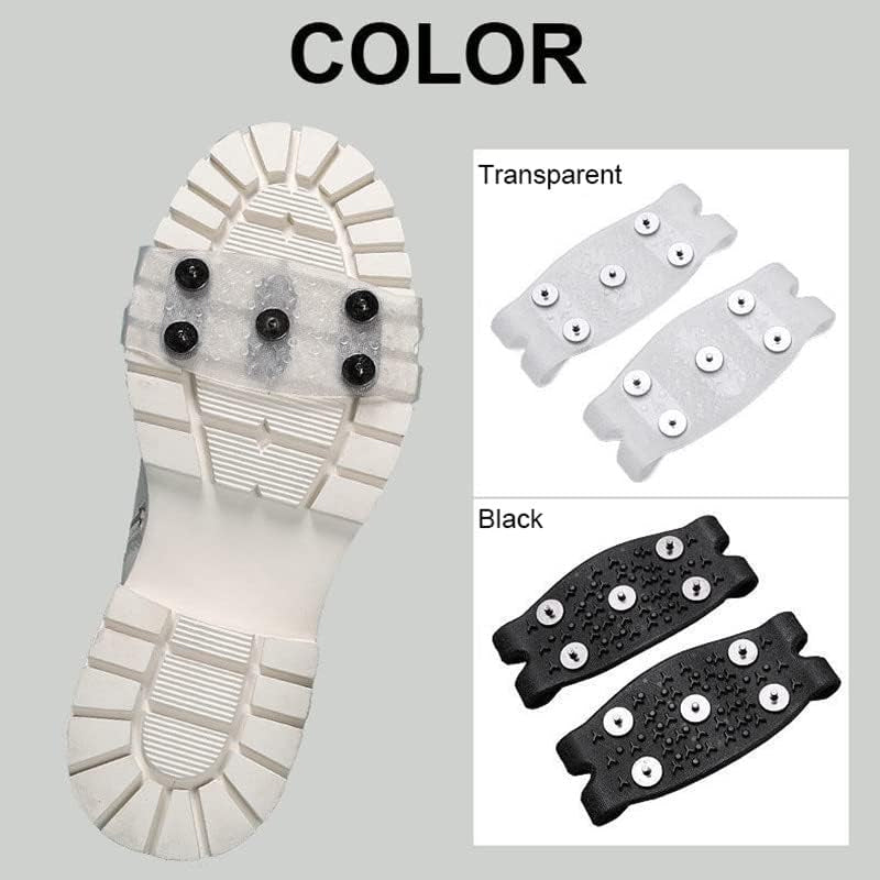 Manganese steel spikes anti-slip shoe covers