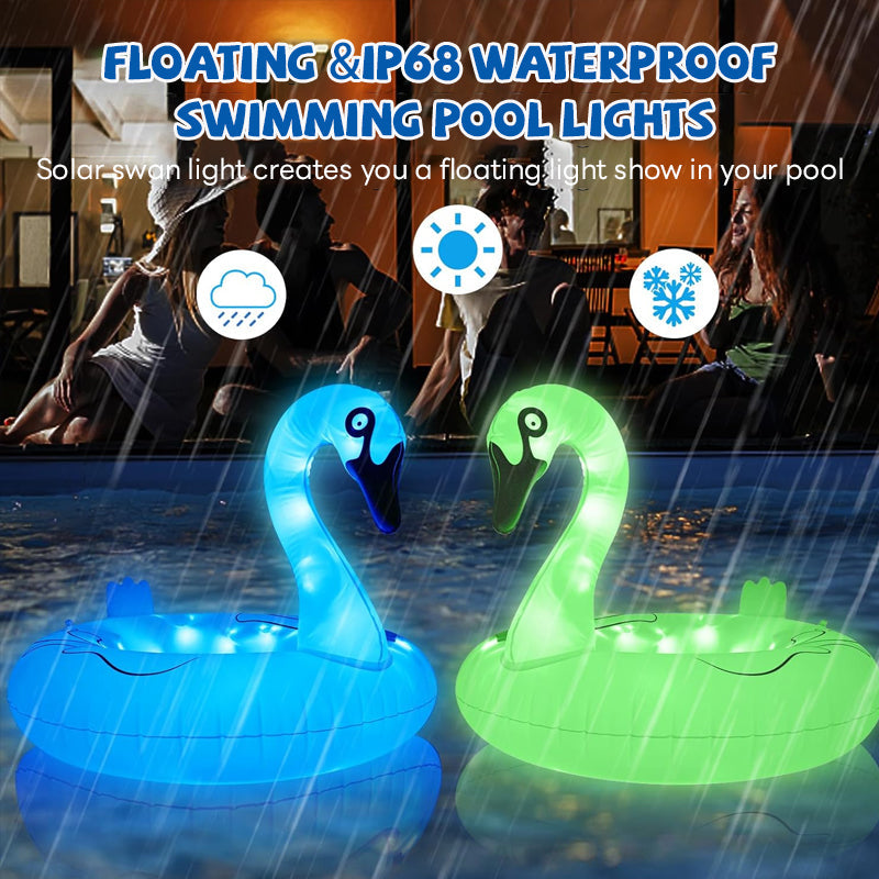 Solar Color Swan Swimming Ring