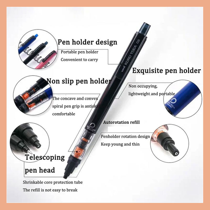 Automatic Rotating Pencil Lead