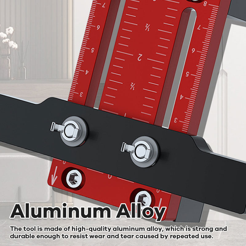 Cabinet door installation positioner