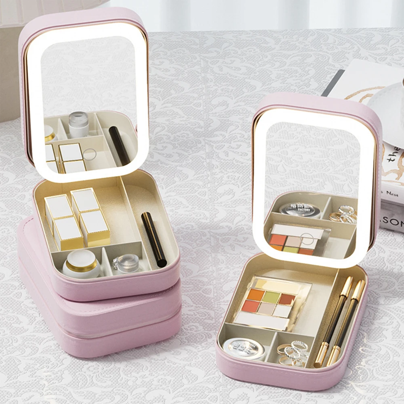 🎁Limited time promotion - 40% OFF🎁LED makeup mirror storage box