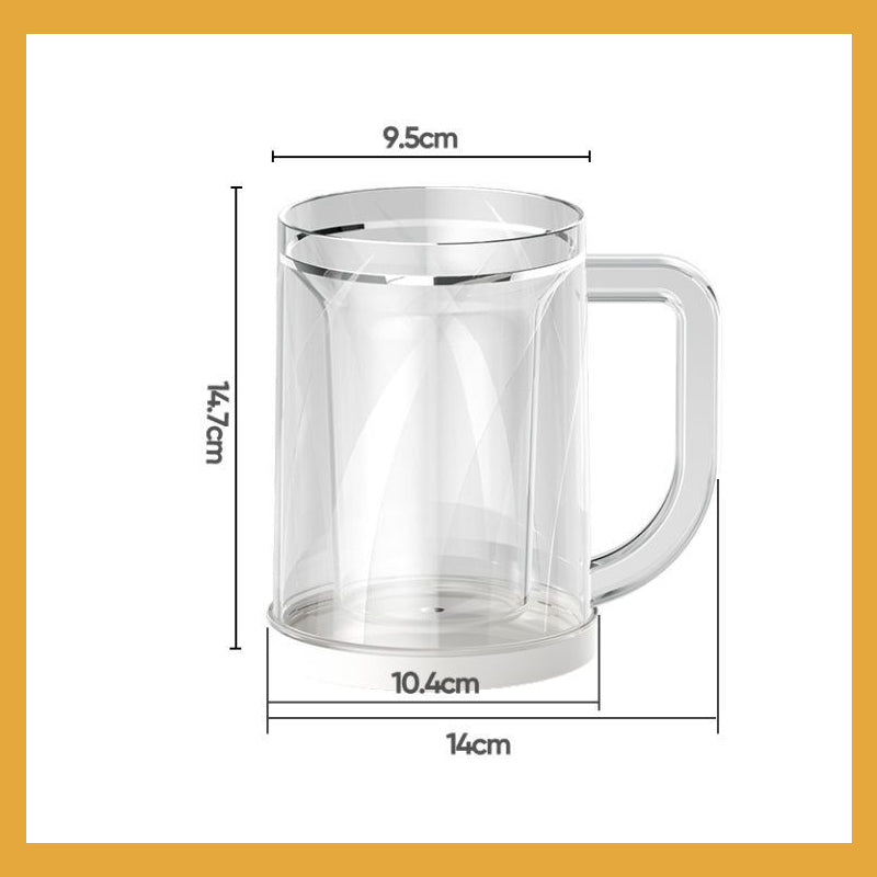 Double layer ice beverage cup