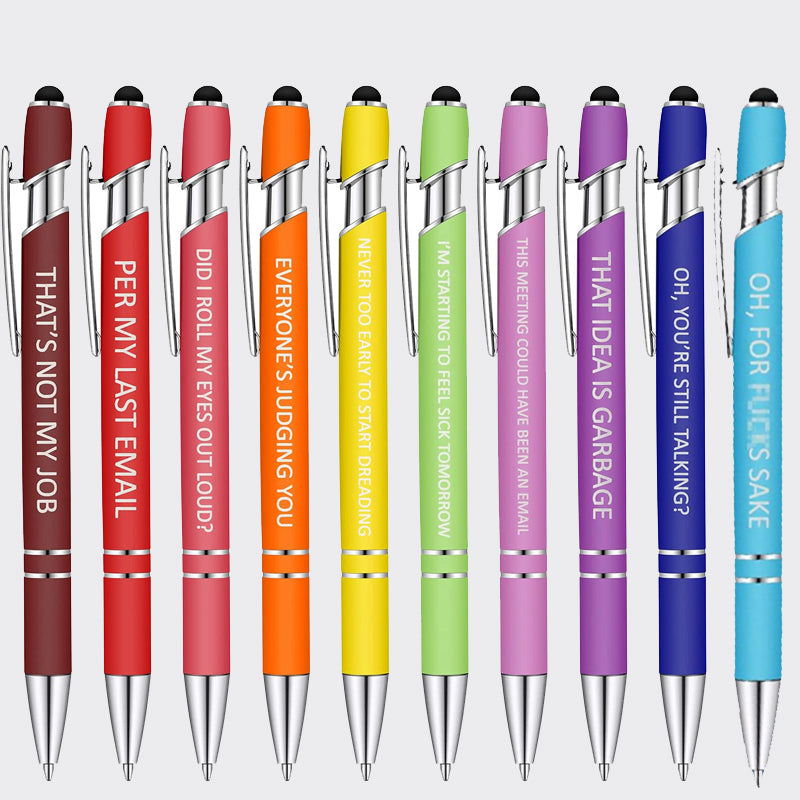 Inspirational Quotes Ballpoint Pen Set