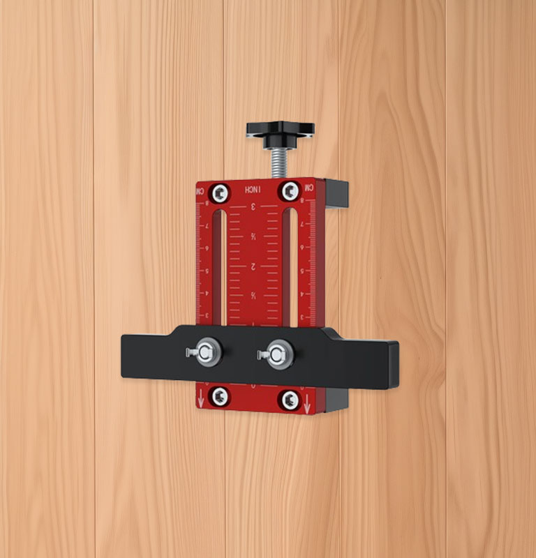 Cabinet door installation positioner