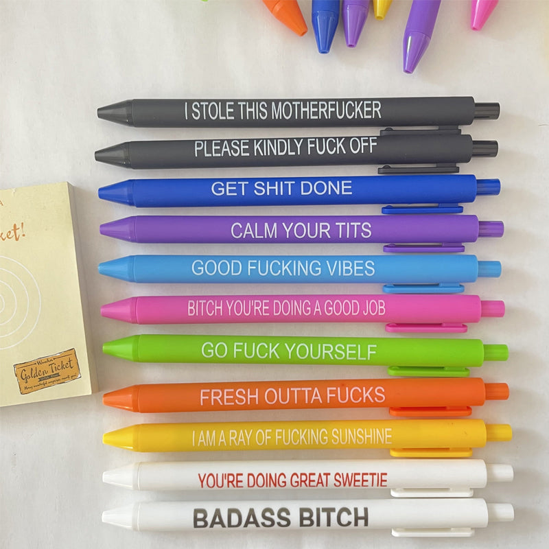 Inspirational Quotes Ballpoint Pen Set