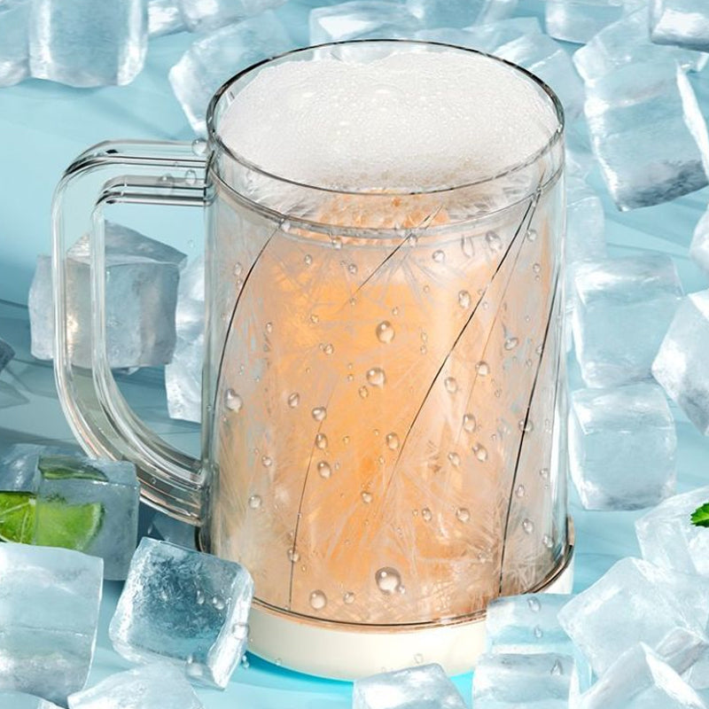 Double layer ice beverage cup