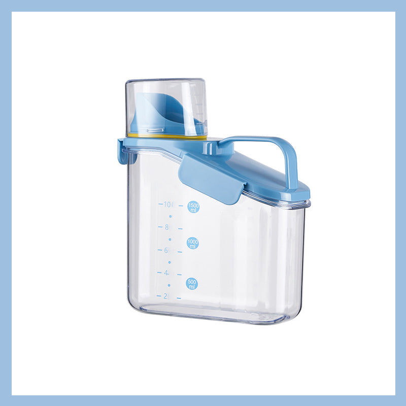 Portable transparent sealed storage jar