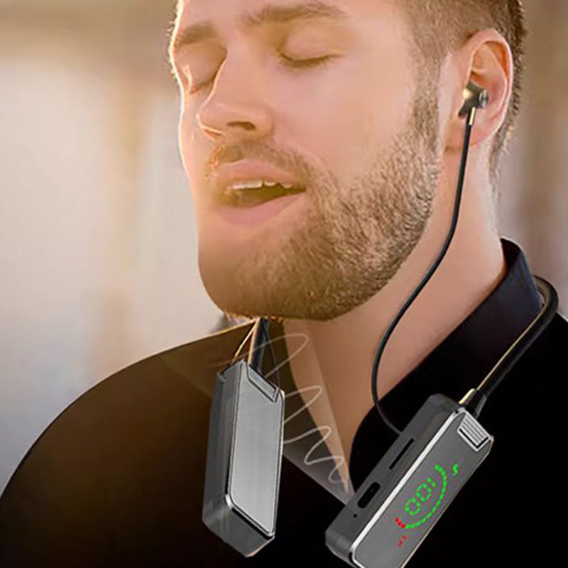 Waterproof singing bluetooth headset with display